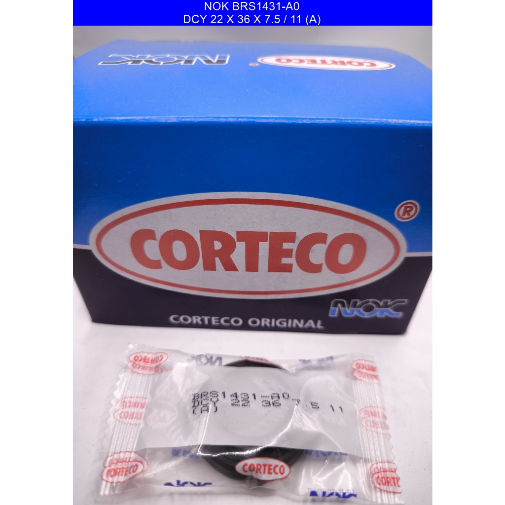 NOK Oil Seal - DCY 22x36x7.5/11 NBR ( 22 x 36 x 7.5 / 11 ) Corteco ...