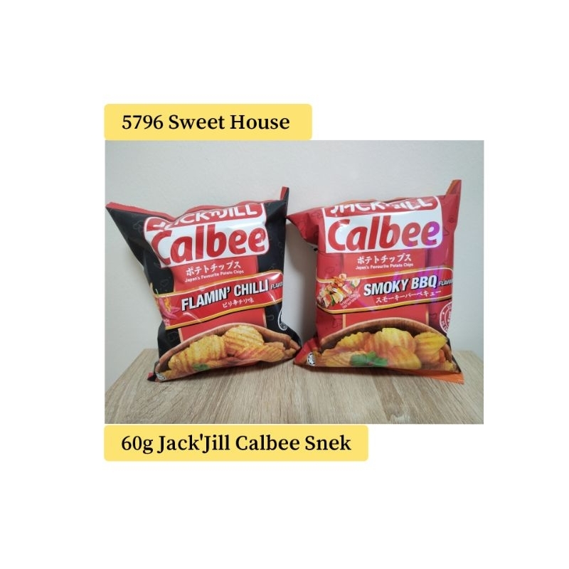 [Ready Stock] 60g Jack'Jill Calbee Smoky Bbq & Flamin's Chilli Flv ...