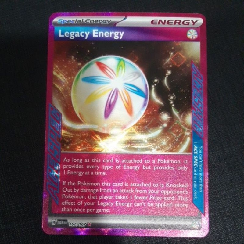 Pokemon Card TCG : SV6 Twilight Masquerade : Legacy Energy 167/167 Ace ...