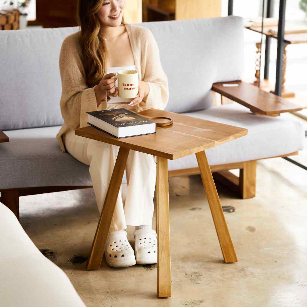 ITUSKI Wooden side table coffee table writing table study table small ...