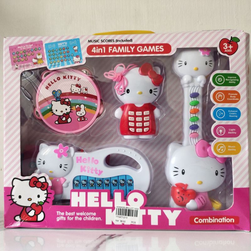 Hello Kitty Music Scores 4in1 Family Games Hello Kitty Phone Hello ...