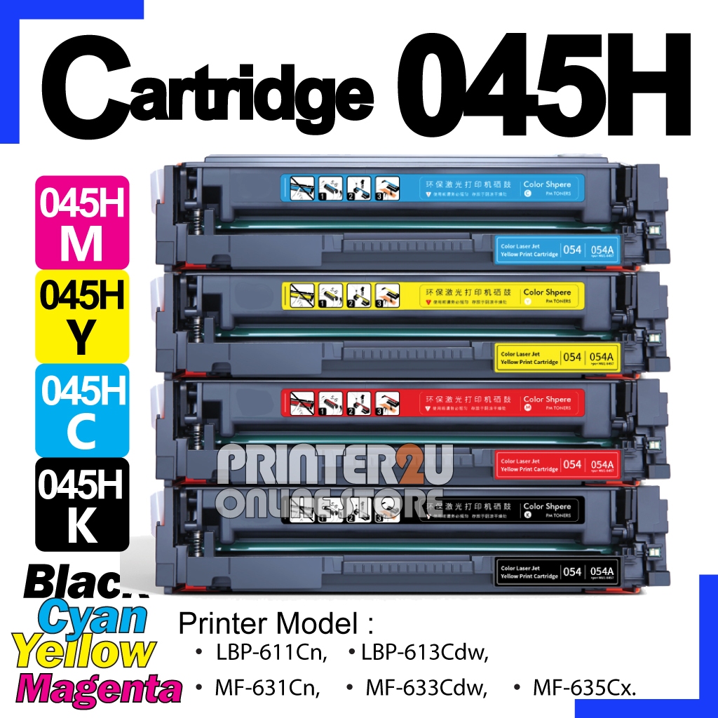Cano* Cartridge 045H 045 LBP611cn LBP611 LBP613cdw LBP613 MF631Cn MF631 ...