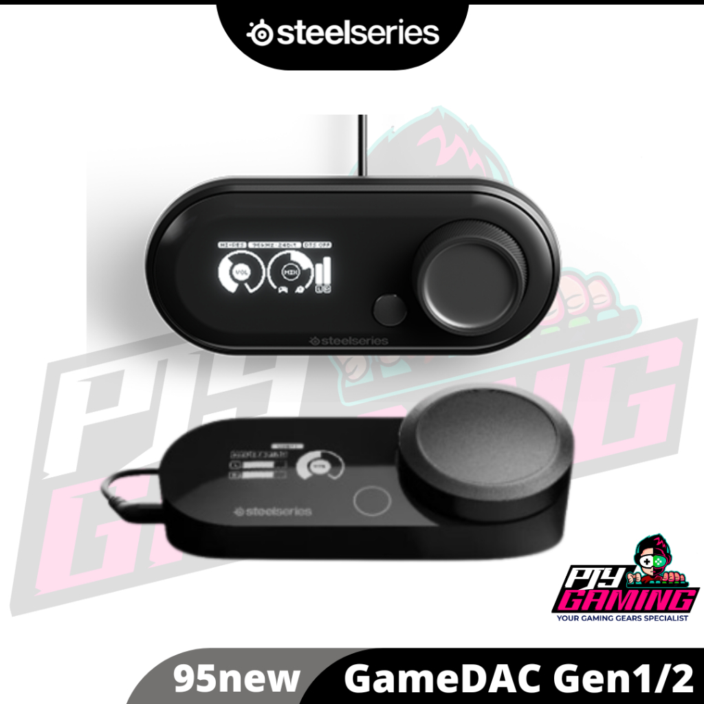 Steelseries GameDAC gen1/gen2 Certified Hi-Res DAC and amp for gaming ...