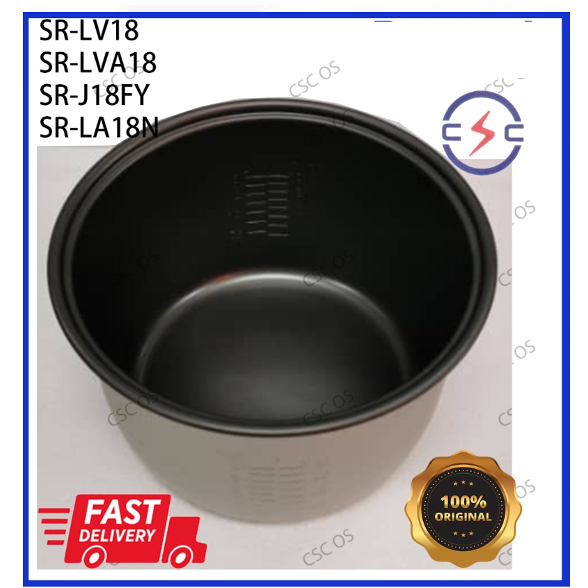 PANASONIC RICE COOKER ORIGINAL INNER POT FOR MODEL SR-LV18 & SR-LVA18 ...