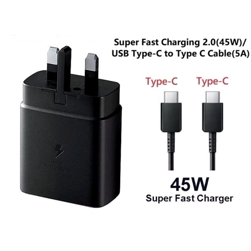45W Super Fast Charging PD2.0 Type C to Type C Cable For Samsung S24 ...