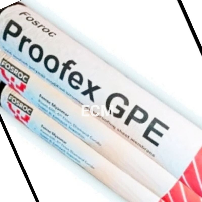 FOSROC PROOFEX GPE (1M X 15M X 1.6MM THK) Cold Applied Polymer Modified ...