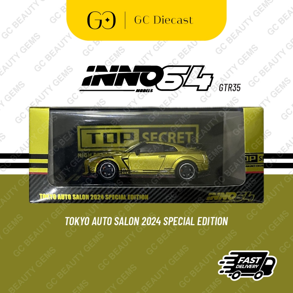 READY STOCK Inno 64 Top Secret Nissan GTR (R35) | Tokyo Auto Salon 2024 ...