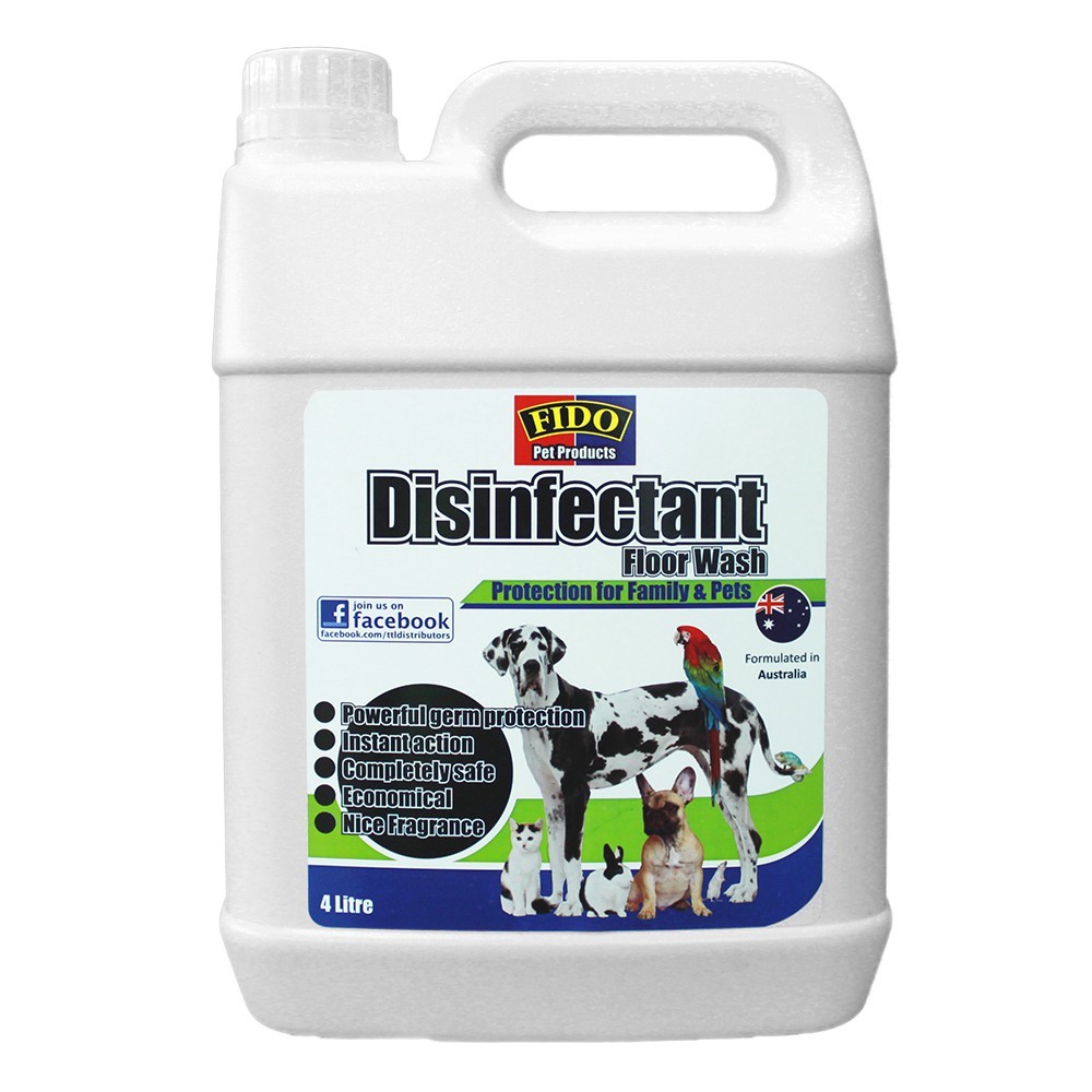 Formulated in Australia Fido Disinfectant Floor Wash 4L Fido Dog Shampoo with Conditioner 5L Shopee Malaysia