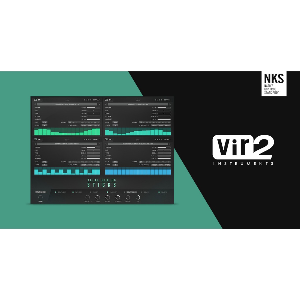 🎹 Vital Series: Sticks 🎵 Vir2 Instruments (Win/Mac) 🎹 Kontakt | Shopee ...