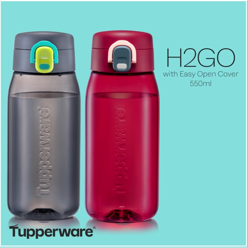 Tupperware H2GO with Easy Open Cover (1) 550ml | Shopee Malaysia