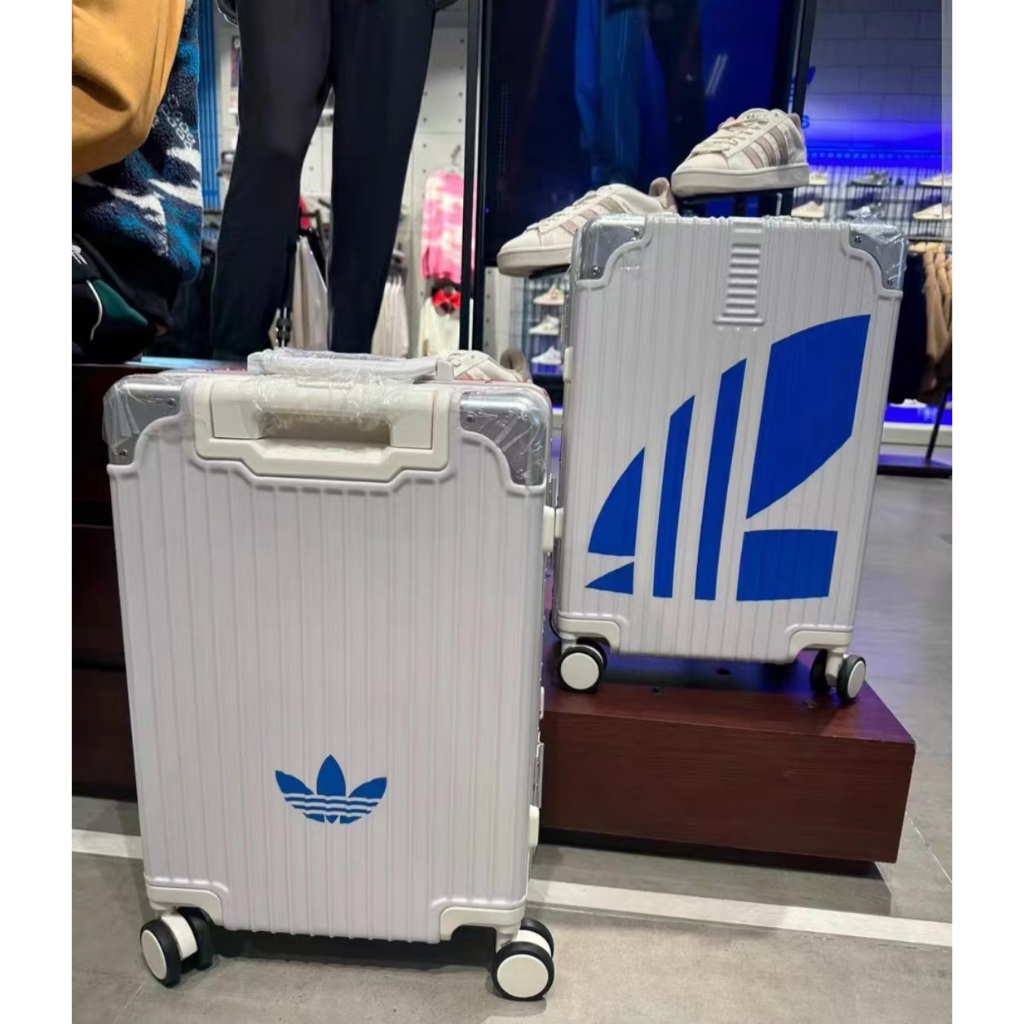 Limited Edition Adidas ABS Hard Case Light Luggage Bag Travel 20 Inch Cabin Size Hand Carry 20 Suitcase Beg Bagasi