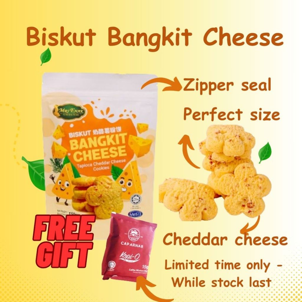 MRS ENAK BISKUT BANGKIT CHEESE / TAPIOCA CHEESE COOKIES 150GM | Shopee ...