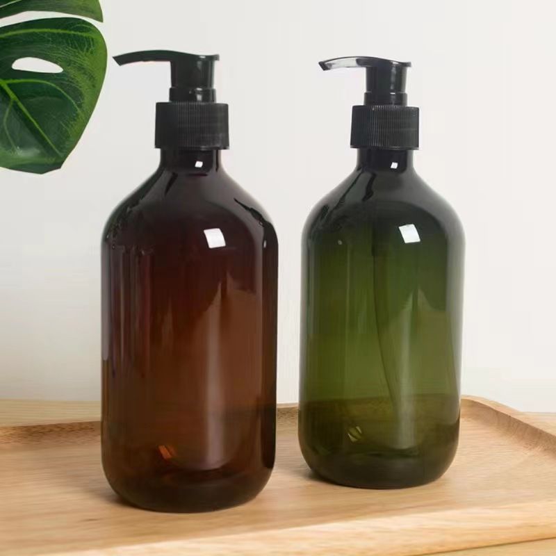 300ml/500ml botol kosong tekan(1pc)PET refillable empty bottle press ...