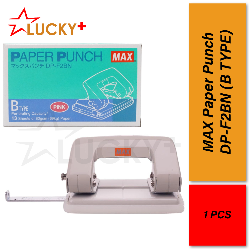 (100% Original) MAX Paper Punch DP-F2BN (1pcs) | Mesin Tebuk Lubang ...