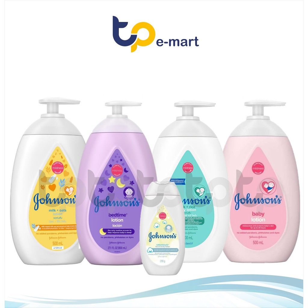 Johnson's Baby Cotton Touch Face & Body Lotion / Milk + Rice / Milk