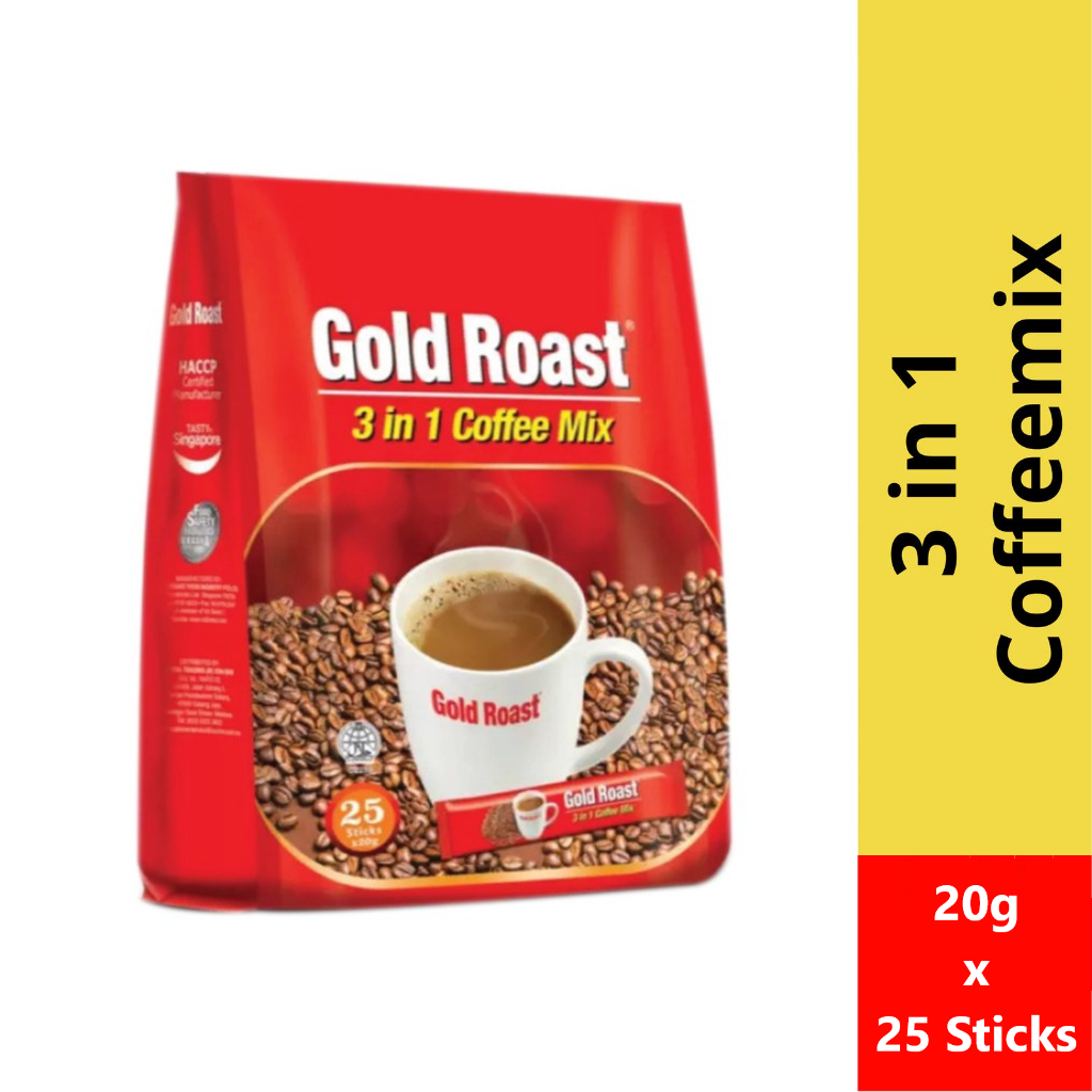 Gold Roast 3inin1 Coffee Mix 20g x 25 Sticks | Shopee Malaysia