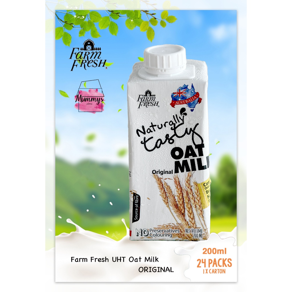 Farm Fresh UHT Oat Milk 200ml x 24 Packs | Shopee Malaysia