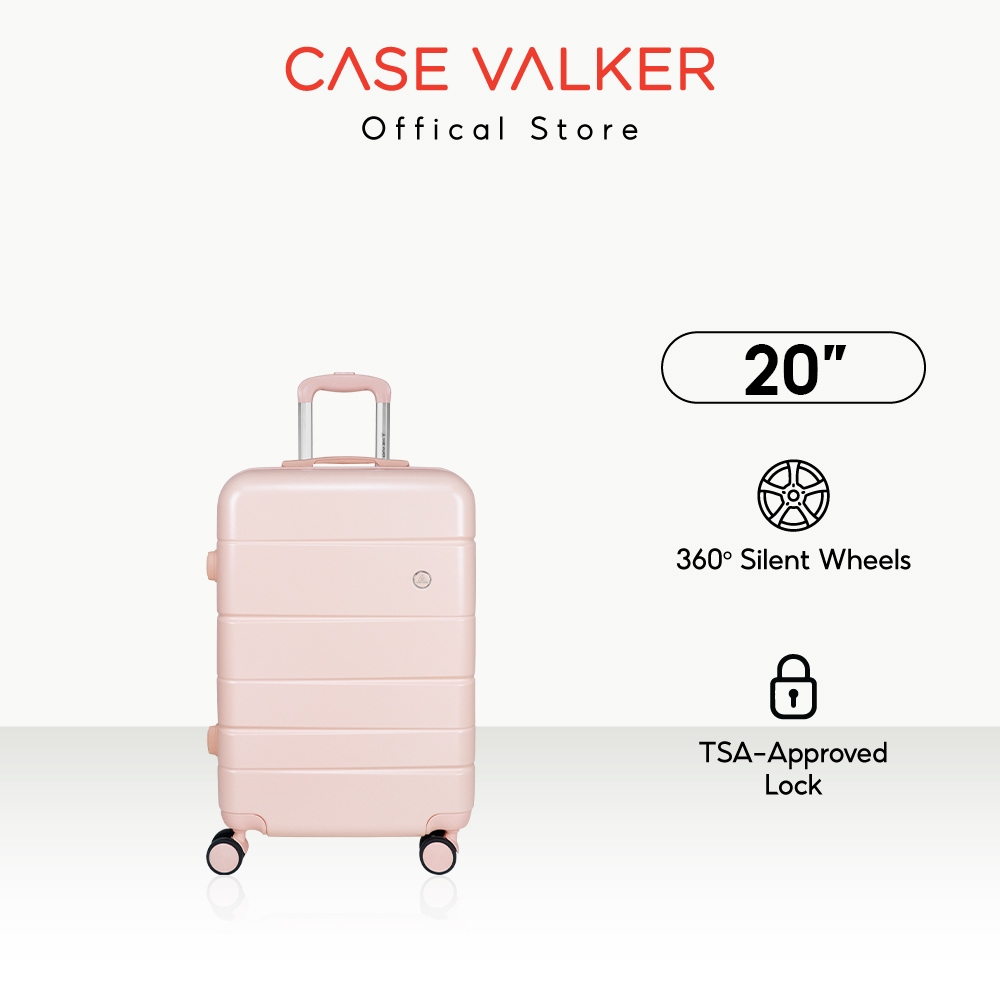 Case Valker Anna 3in1 PC ABS Hard Case Luggage Set TSA Lock 24 20 14 Shopee Malaysia