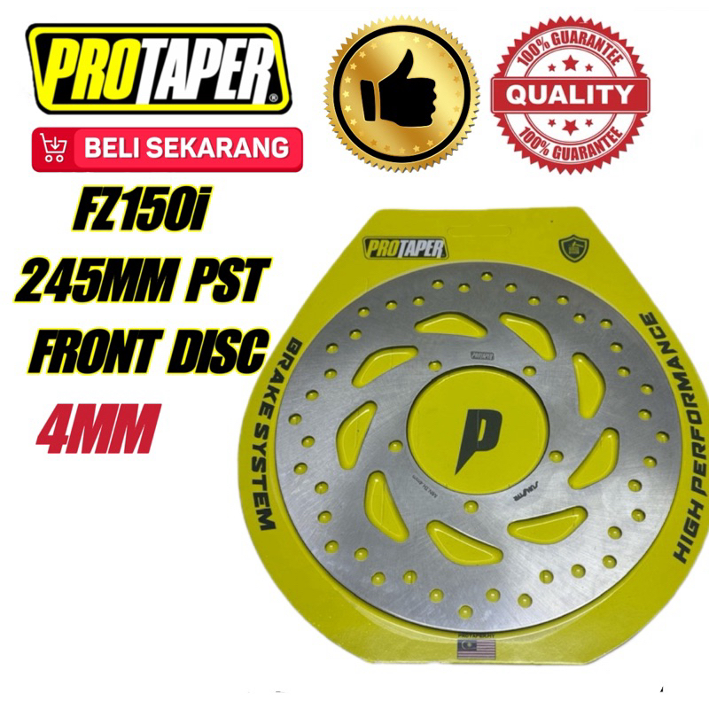 ORIGINAL PROTAPER FZ150I FZ FRONT DEPAN DISC DISK 245MM PST TEBAL 4MM ...