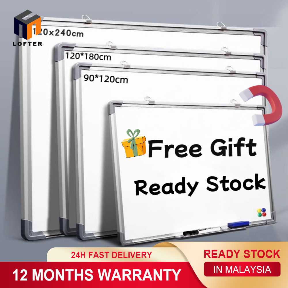 Whiteboard Magnetic Board Size 3x4 4x6 4x8 (Whiteboard+Free Gift ...