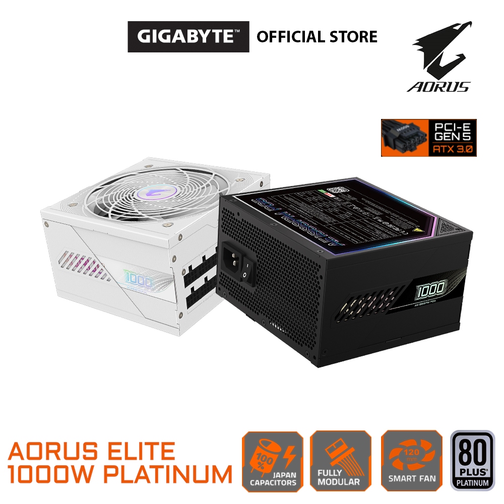 GigaByte AORUS ELITE P1000W Platinum ICE 1000W White Au