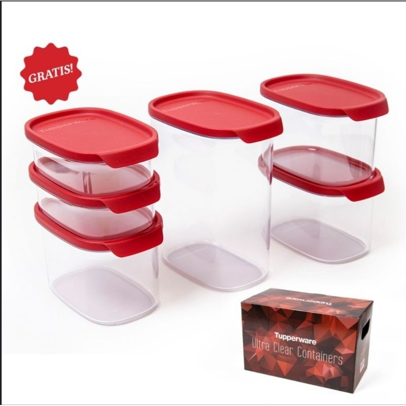 Tupperware Ultra Clear Container | Shopee Malaysia