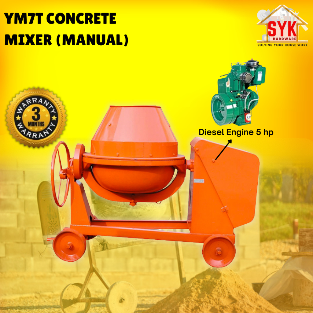 SYK YM7T 6670 Concrete Mixer Diesel Engine 5hp Mixer Cement Mixer Heavy ...