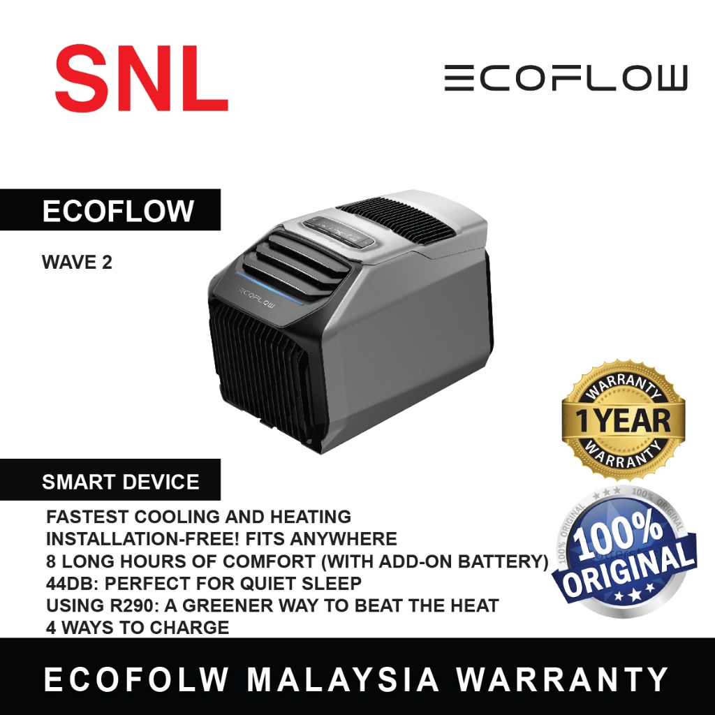 EcoFlow WAVE 2 Portable Air Conditioner | Shopee Malaysia