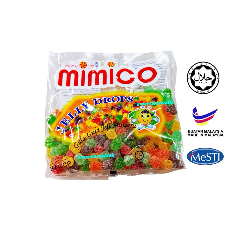 Mimico Jelly Drop Gummy Candy Assorted Flavour 350g Halal | Shopee Malaysia