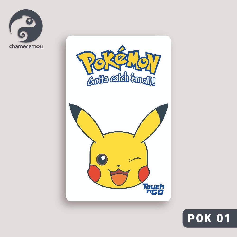 Pokemon Pikachu - Sticker For Touch n Go Card (Waterproof, High Quality ...