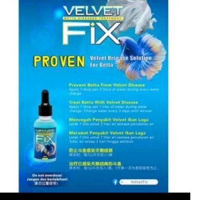 VELVET FIX-BETTA DISEASES TREATMENT 30ml | Shopee Malaysia