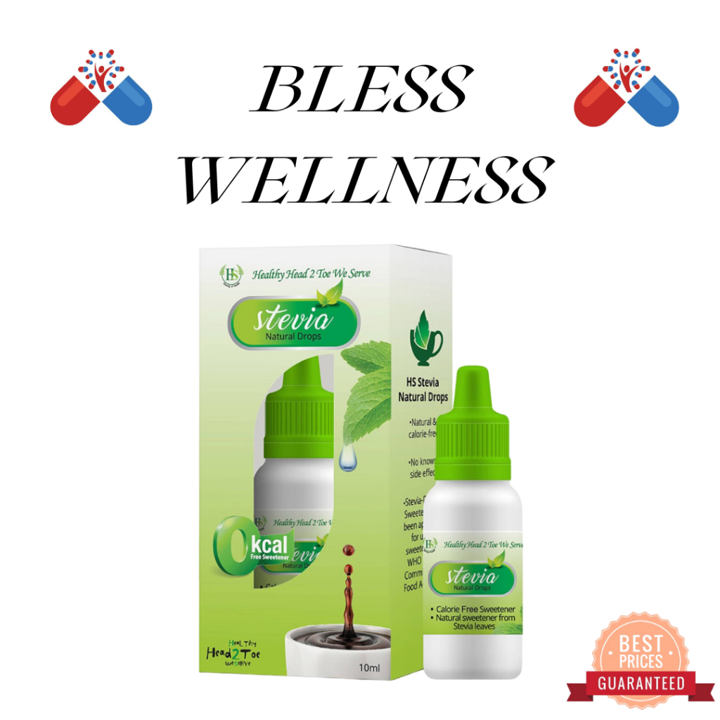 HS STEVIA NATURAL DROPS 10ML (NEW PACKAGING) | Shopee Malaysia