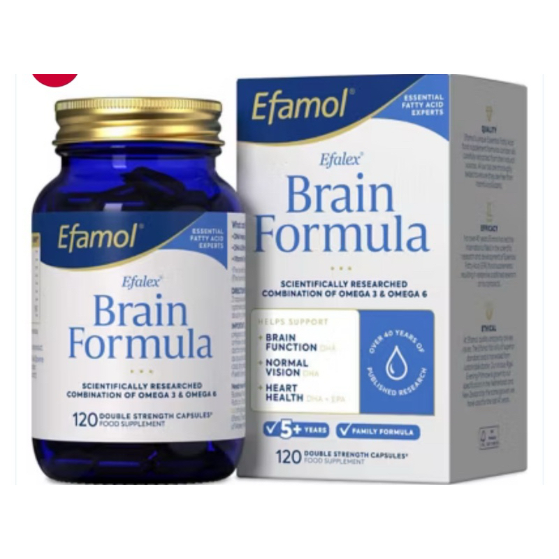 EFAMOL EFALEX BRAIN (NEW DOUBLE STRENGTH) 120 CAPSULES Expiry 2027 ...