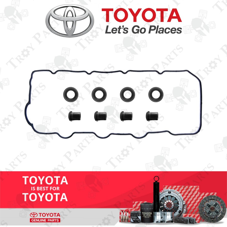 Toyota Valve Cover Gasket / Spark Plug Seal / Nozzle Seal Vigo Hilux ...