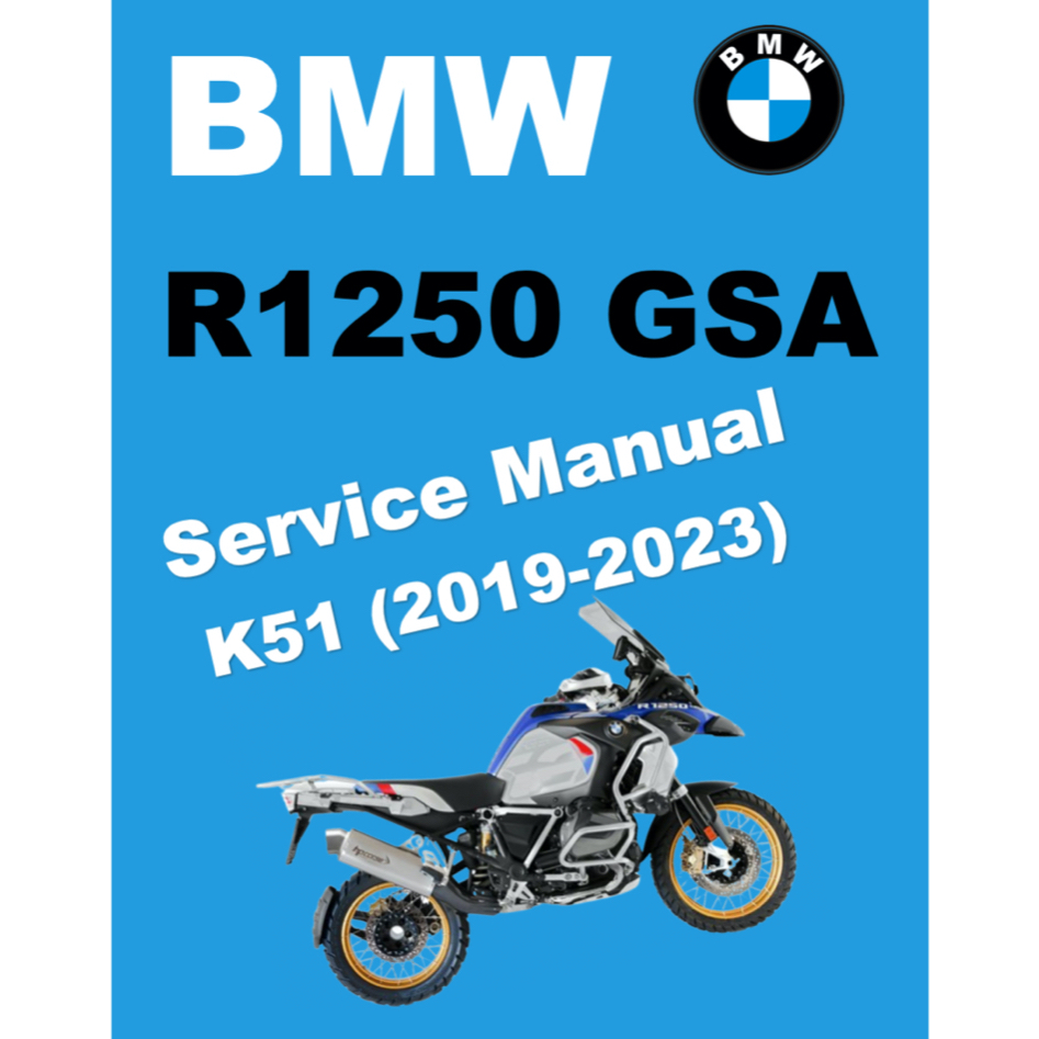 BMW R1200 GS Adventure (K51) Workshop Service Manual – INSTANT PDF DOWNLOAD