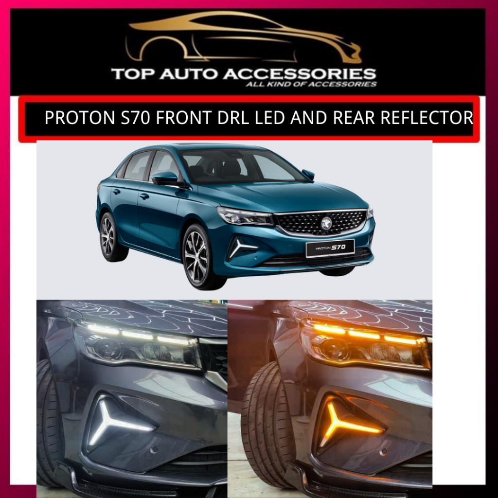 PROTON S70 FRONT DAYTIME RUNNING LIGHTS, DAYLIGHT & SIGNAL RUNNING ...
