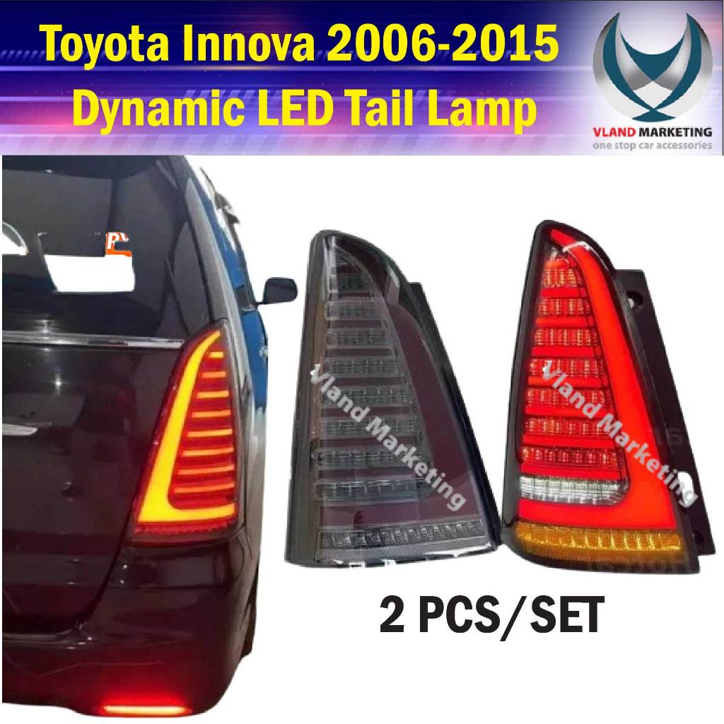 Toyota Innova (2006-2015) LED Tail Lamp Tail Light Taillamp Taillight ...