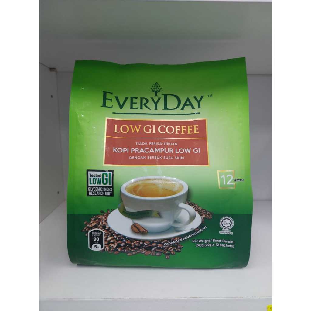 EVERYDAY LOW GI COFFEE 20G x 12Sachet(240g) EXP:08/2026 | Shopee Malaysia