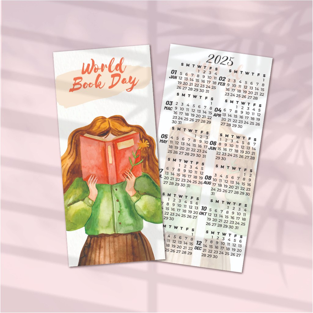 CALENDAR 2025/KALENDAR 2025 BOOKMARK / / FREEGIFT / STUDENT