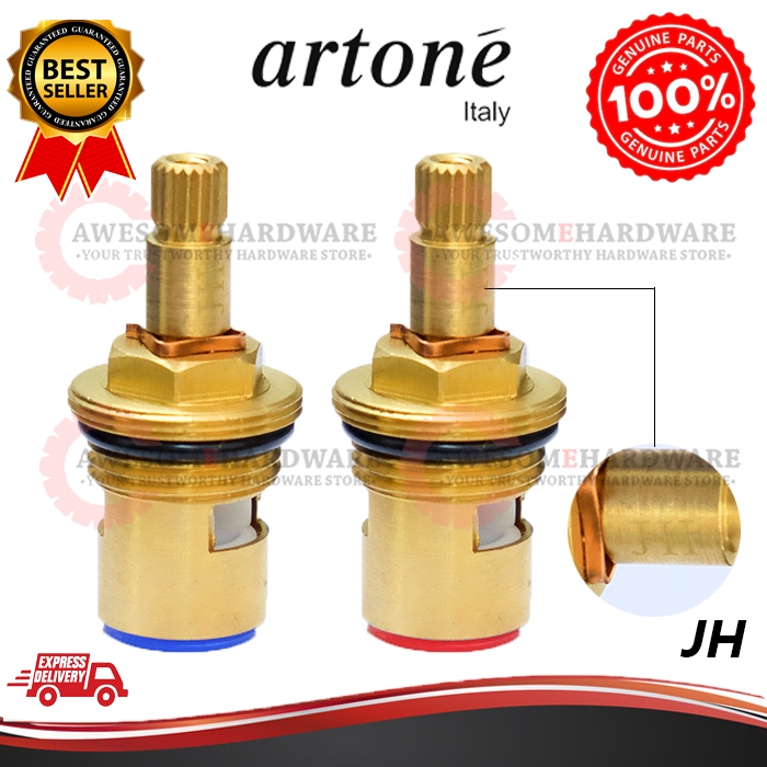 ARTONE QUARTER TURN WATER TAP FAUCET CERAMIC DISC BRASS SPINDLE SPARE