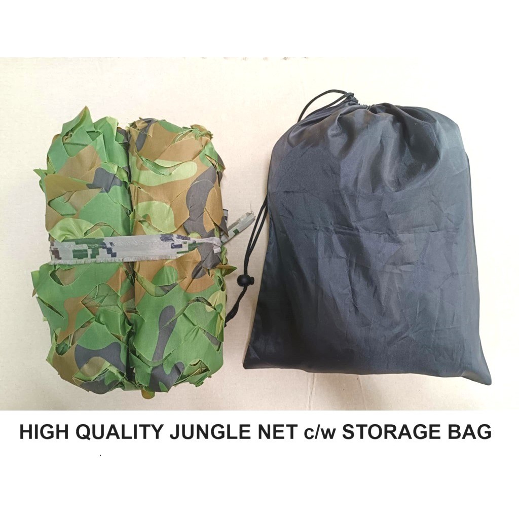 High Quality Camouflage Jungle Net with Extra Mesh Net Protect your ...