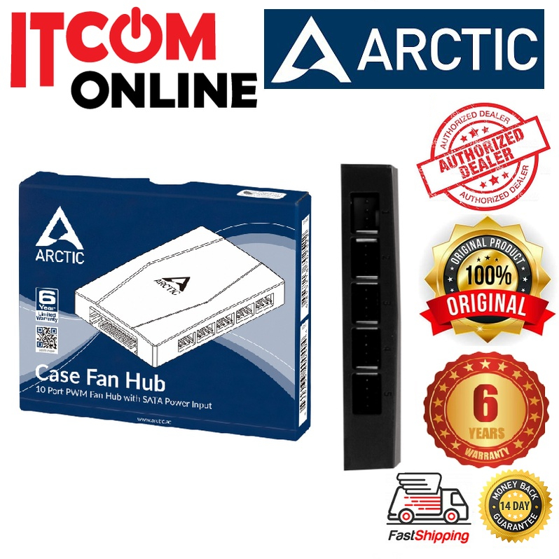 ARCTIC 10-PORT PWM FAN HUB (ACFAN00175A) | Shopee Malaysia