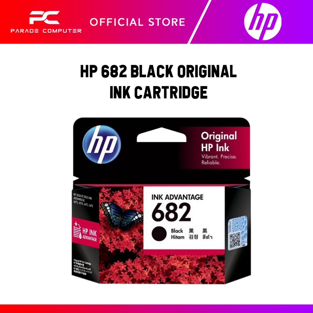 HP 682 BLACK / TRI-COLOR ORIGINAL ADVANTAGE INK | Shopee Malaysia