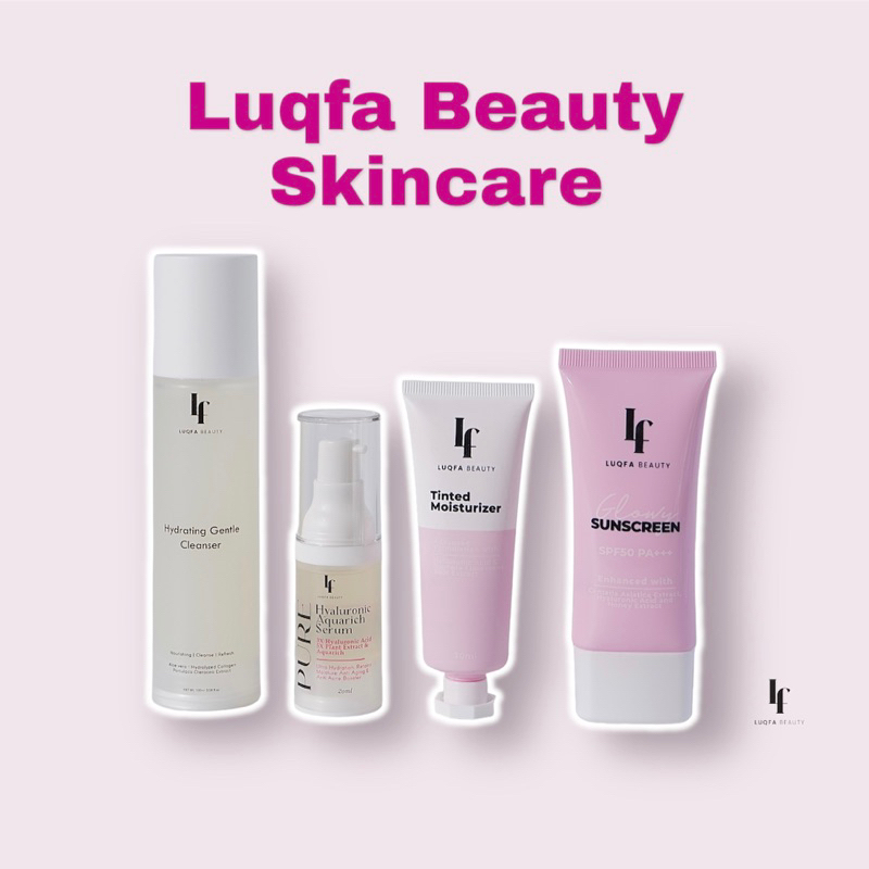 Luqfa Beauty Skincare - Acne Set/ Glowing Set/ Essential Full Set Ori ...