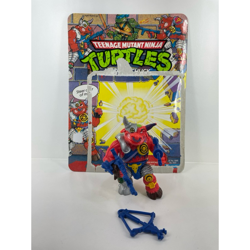 TMNT Teenage Mutant Ninja Turtles Ground Chuck Figure Playmates vintage ...