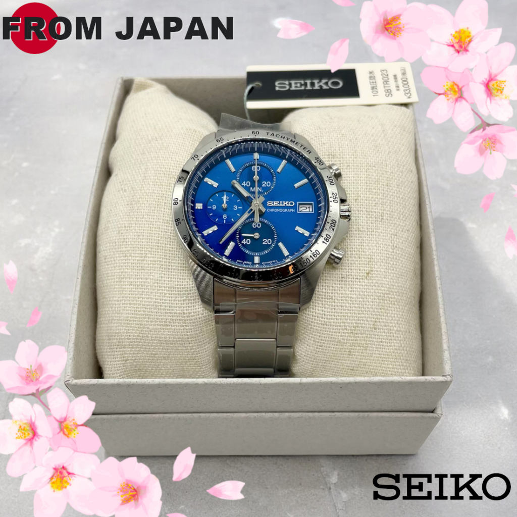Seiko Watch Seiko Selection Quartz Chronograph SBTR023 Men s Silver Direct from JAPAN Shopee Malaysia