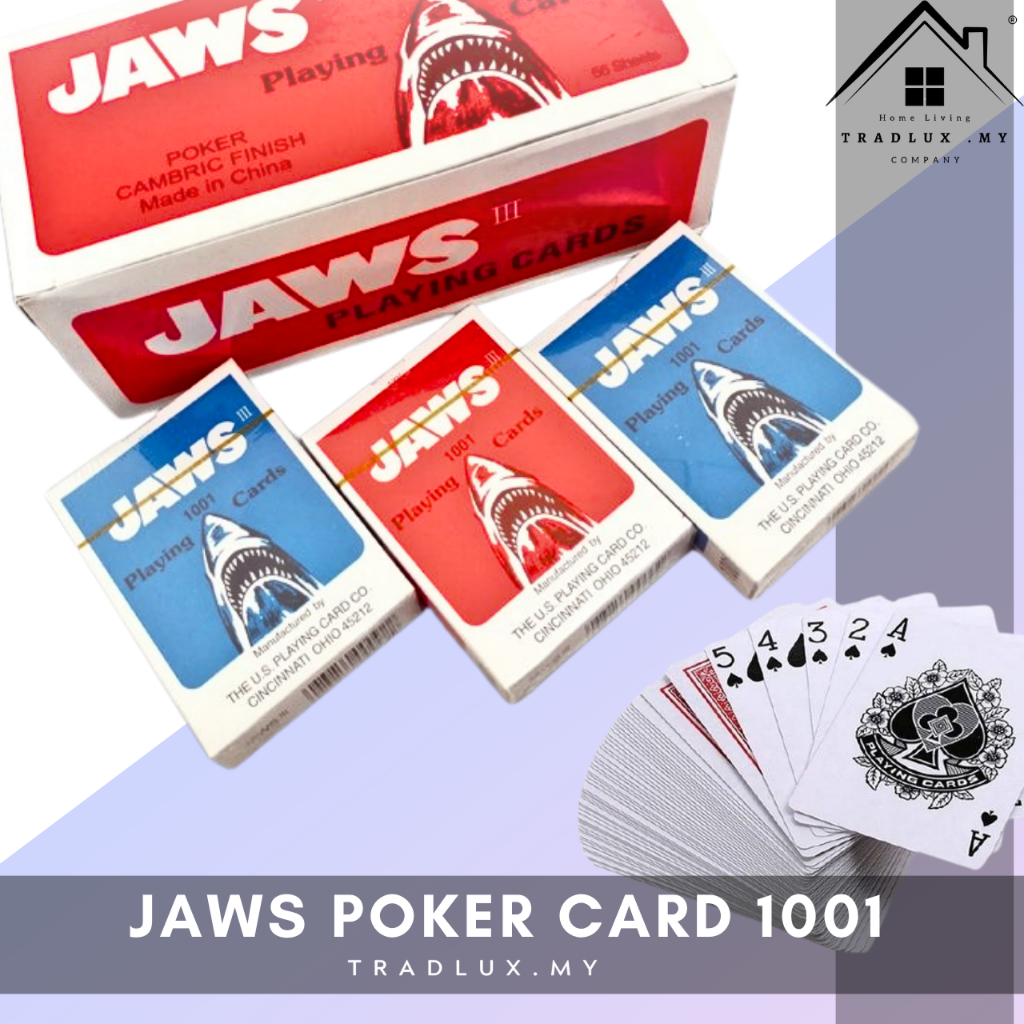 Tradlux Poker Card JAWS POKER CARD Jaws Playing Card JAWS KING Poker ...