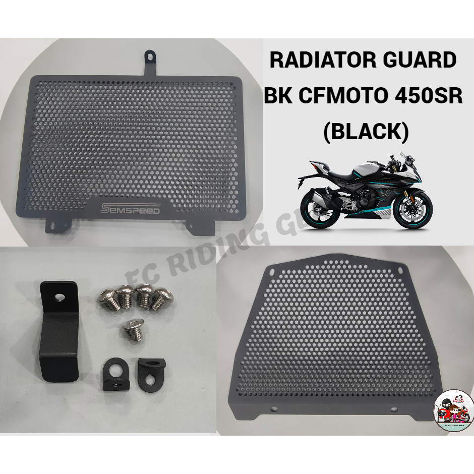 RADIATOR GUARD BK CFMOTO 450SR (BLACK) | Shopee Malaysia