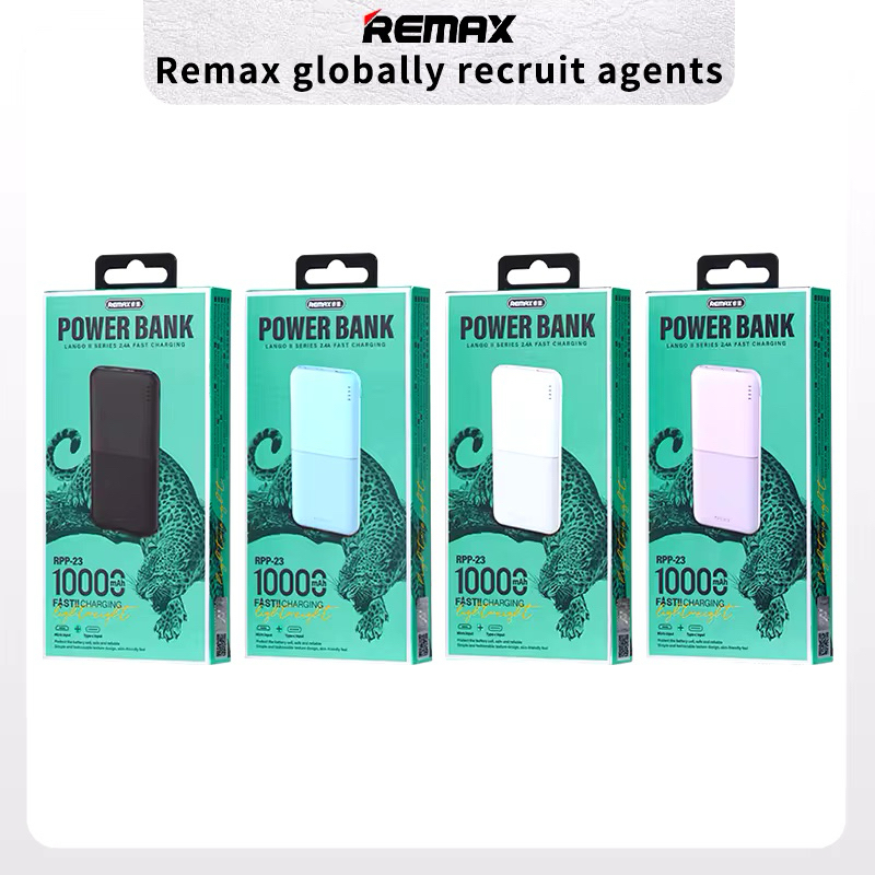 Remax Mini Power Bank 5000mAh Built in Cable PowerBank External Battery ...