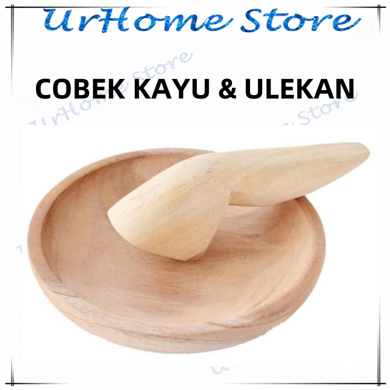 KAYU Cowek Wooden Mortar, Kayu Cobek ULEK Mortar, Plate, Container ...